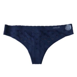 Aerie Seamless Eyelet Thong